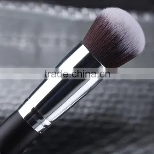 10 Pcs Silver Black Synthetic Kabuki Makeup Brush Set Cosmetics Foundation Blending Blush Makeup Tool thumbnail-6