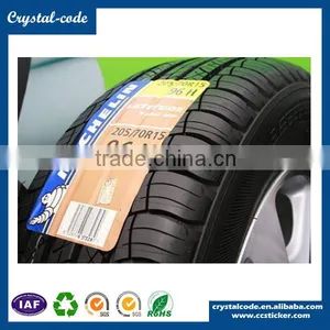 Printing Strong Adhesive Unremovable Tyre Label thumbnail-5