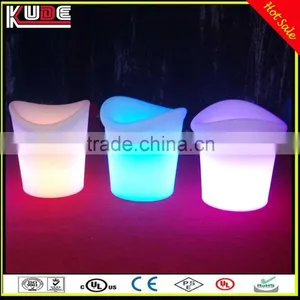 Best Selling Durable Plastic LED Wine Ice Bucket, LED Flashing Ice Bucket, LED Lighted Ice Bucket thumbnail-2