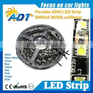 Hot Waterproof 12V 5M Flexible 5M 300led 5050 Smd Led Light Strip thumbnail-1