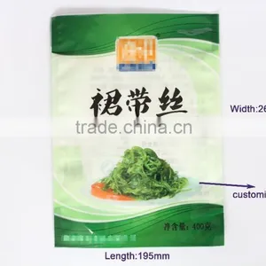 Three Edge Sealing Pouch For Seafood With Clear Window thumbnail-2
