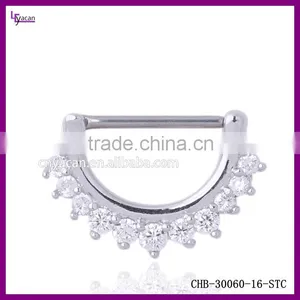 Adhesive Body Jewelry Beautiful Nipple Ring thumbnail-4