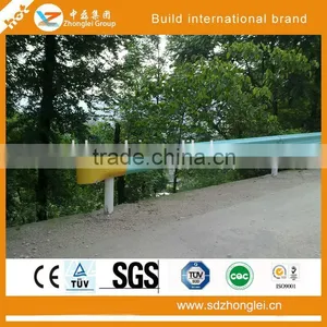 Blue and Green Color Low Price High Quality Galvanized Guardrail for Sale thumbnail-1