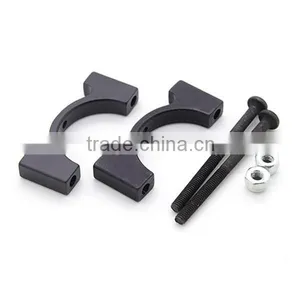 PRECISION Black CNC 12mm 16mm 20mm 22mm 25mm Alimunum Tube Clamps for Quadrocopter thumbnail-5