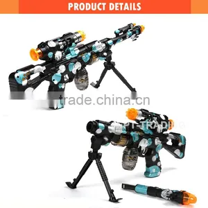 Hot Selling Kids Funny Electric Plastic Toy Gun With Light and Sound thumbnail-3