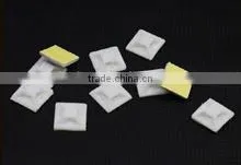 Cable Tie Base 1 Way Black Self Adhesive Small NBB1 Pkt x 100pcs or Offers thumbnail-1