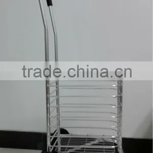 Foldable Wire Mech Shopping Cart RH-FC04 For Aluminum Foldable Stair Climb Shopping Trolley thumbnail-1