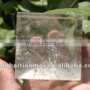Natural Clear Rock QUARTZ Crystal HEALING CUBE thumbnail-1