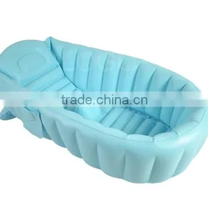 Inflatable Plastic Baby Bathtub, Deep Portable Bathtub For Kids thumbnail-4