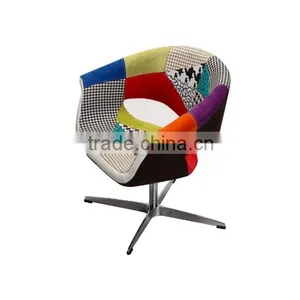 Patchwork Art Deco Dining Chairs thumbnail-2