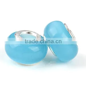 Gemstone Big Hole Cat Eye Bead for Jewelry thumbnail-1