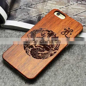 Custom for IPhone Case Engraving PC Real Rose Wood for IPhone Case Wholesale for IPhone 6 s Case thumbnail-5