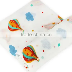 100% Cotton Muslin Swaddle Blanket Soft Baby Blanket thumbnail-4