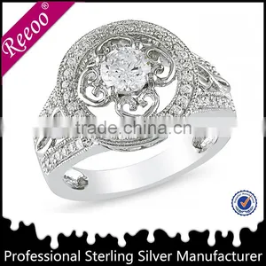 925 Silver Full Finger Rings Silver 925 Ring 925 Solid Silver Ring thumbnail-1