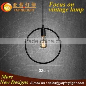 Fancy Round Iron Ring Pendant Light,round Shape Lighting, Minimalism Indoor Lamp thumbnail-1