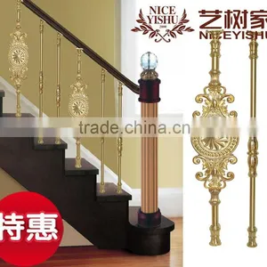 Wrought Iron Stair Railings for House Flooring Design thumbnail-4