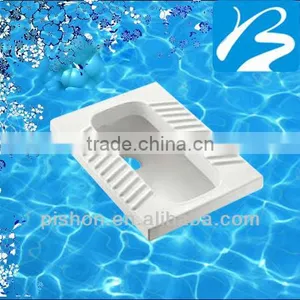 Ceramic Build-in Platform Squat Water Pan thumbnail-1