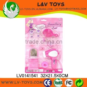 LV0141537 Fashion Pink Princess Plastic Jewelry Toy Set thumbnail-4