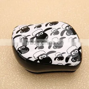Newest Korea Style Wholesale Head Massage Rainbow ABS Hairdressing Comb thumbnail-3