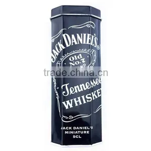 High-end Octagonal Tin Can for Whiskey thumbnail-4