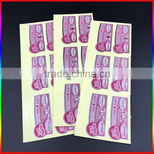Custom Self-Adhesive Aluminum Sticker Label Laminated Silver Foil Paper Stickers thumbnail-1