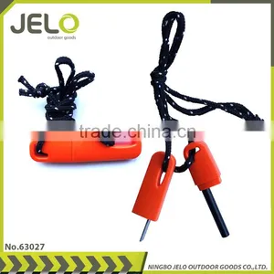 Survival Magnesium Flint Stone Fire Starter Lighter With Whistle Camping Hiking Outdoor Tools thumbnail-1