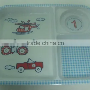 Melamine Kitchenware Nibbles Serving Kids Tray thumbnail-1