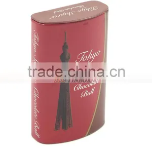 Special Shape Candy Chocolate Tin Can With Hinged thumbnail-1