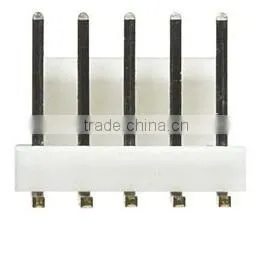 2.54mm Pitch PCB Wire to Board Connector TE 5P MAT100 HDR ASSY SQ Connector 640457-5 Right Angle Header 5 Pin Through Hole thumbnail-1