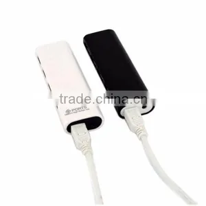 Rectangle Cuboid Shape Mini Slim USB 2.0 4Port USB Hub thumbnail-1