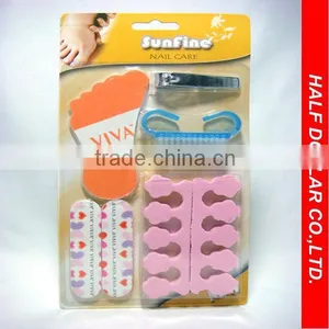 Professional Pedicure Set, Nail Care Set,Nail Files Set For One Dollar Item thumbnail-1