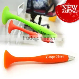 Promotional Custom Cheap Swing Decorative Silicone Rubber Pen thumbnail-1