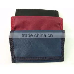 Mens Ladies Boys New Polyester Velcro Wallet Pouch thumbnail-1