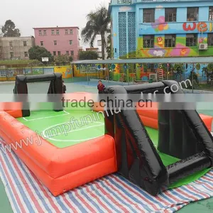 Europe Quality Inflatable Human Babyfoot/Inflatable Soap Foosball Field for Adults thumbnail-1
