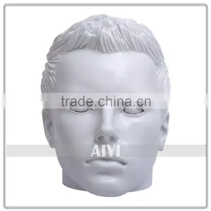 Cheap Plastic Invisible Male Mannequin Head for Sale thumbnail-1