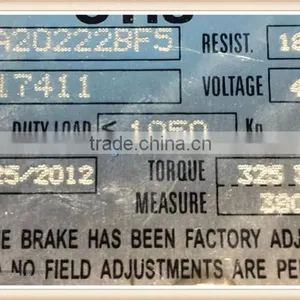 Elevator Parts TBA20222BF5 Main Motor Brake thumbnail-2