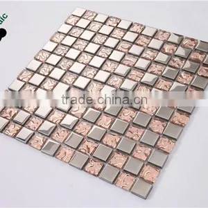 SMP06 Electroplate Wave Glass Mosaic Cute Mosaic for Wall Waterproof Bathroom Mosaic thumbnail-2
