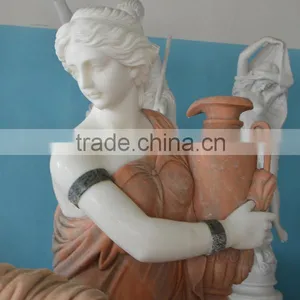 Hand Carved Life Size Marble Statue of Apollo Bath thumbnail-5