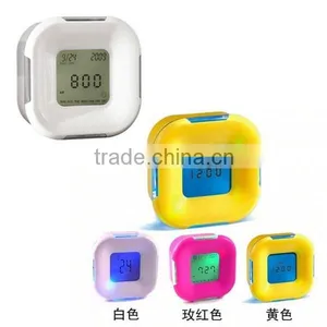Cheap Four Side Color Lcd Digital Alarm Clock thumbnail-1