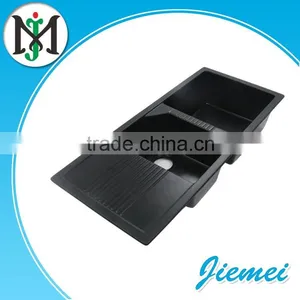 Double Drainer Quartz Stone Sink With Free Used Kitchen Cabinets thumbnail-1