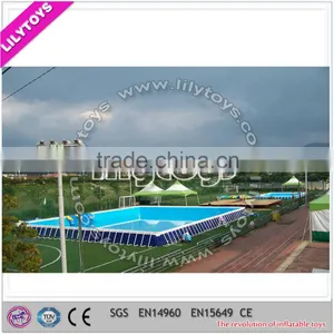 Hot Above Ground Stainless Steel Pools/inflatable Amusement Parkframe Pool/ thumbnail-2
