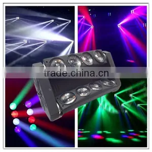 Hot New Products for 2015 Rotating Pub Light Led Beam Moving Head 10w*8pcs Strobe Light Spider thumbnail-1