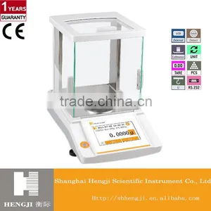 New Model Touch Color Screen 210g/0.1mg Laboratory Analytical Balance thumbnail-1