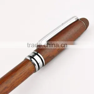 Fashion Twisted Wooden Ball Pen ,metal Ball Pen ,good Quality Gift Pen thumbnail-6