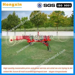 New Trailling/Hanging Hay Rake/3 Point Hitch Hay Rake Machine on Tractor thumbnail-1