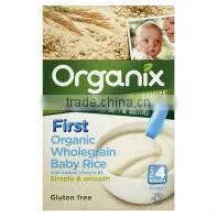 Organix First Organic Wholegrain Baby Rice 4mths+ (100g x 5) thumbnail-1
