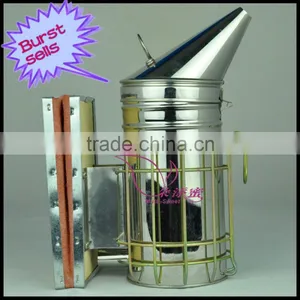 Moldbaby Dermis/leatheroid Stainless Bee Smoker Beekeeping thumbnail-1