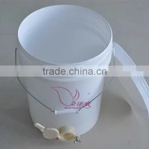 15 Liter White Plastic Honey Pail /Busket With Honey Gate thumbnail-3