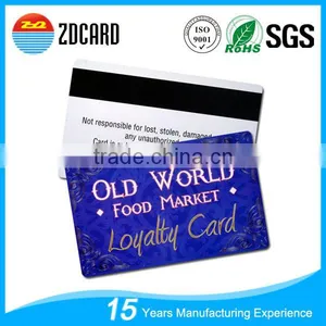 Hot Selling Blank Printable PVC Loyalty Card thumbnail-1