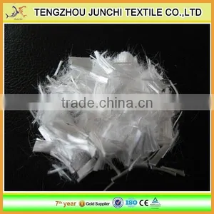 White High Strength Polypropylene Staple Fiber for Concrete thumbnail-1